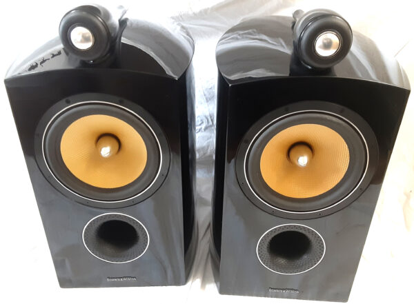 【良品】B&W 805 Diamond ピアノブラック 805D PB サランネット付 格安 - 画像 (9)