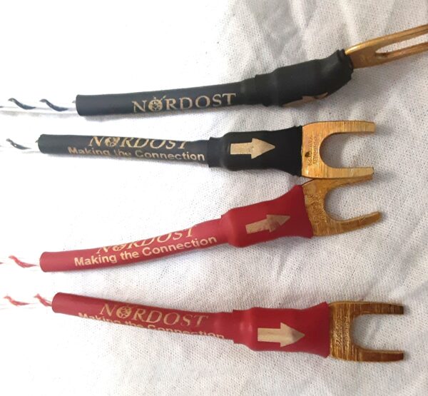 【極上品】Nordost Bi-Wire Jumpers BW7JUMP SS ジャンパーケーブル Yラグ/Yラグ ジャンパー線 ノードスト - 画像 (2)