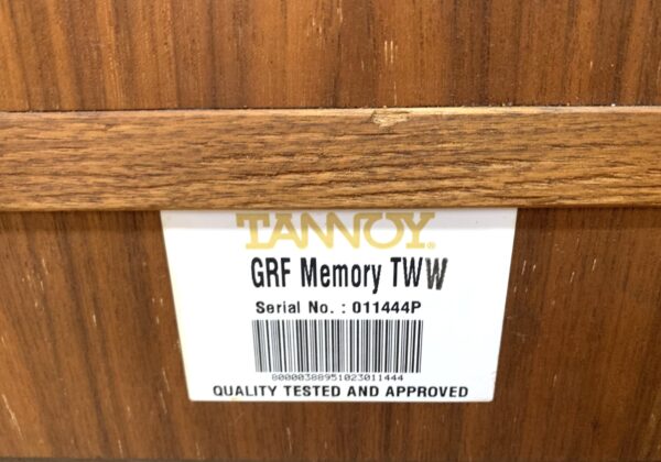 【美品】TANNOY GRF Memory TWW スピーカー ペア 38cm同軸型2ウェイユニット - 画像 (8)