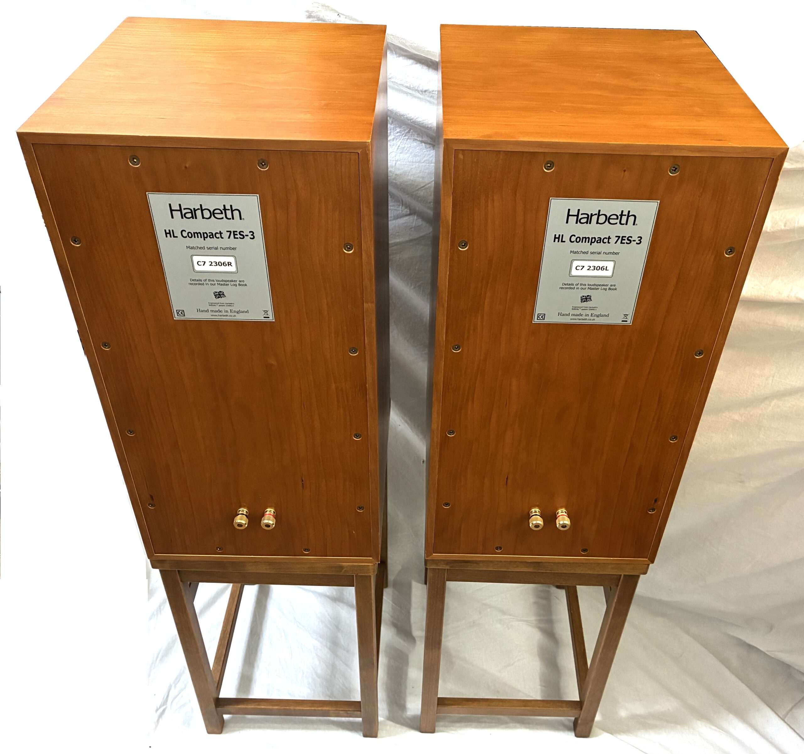【美品】Harbeth HL-Compact7ES-3 スピーカー ペア スタンド付き ハーベス - 画像 (8)